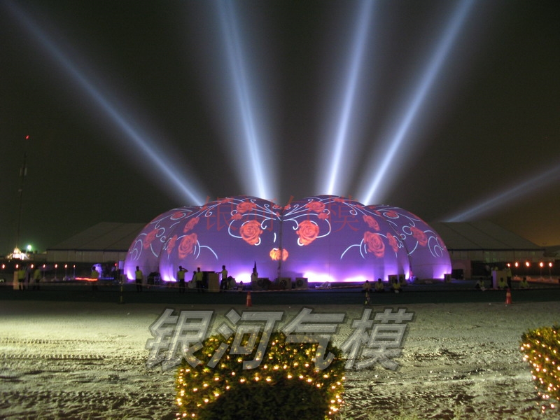 移动影院360度投影球幕充气帐篷